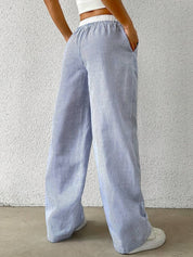 LOLA - COMFORT STRIPE PANTS