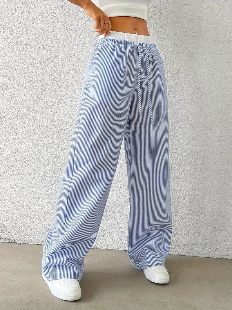 LOLA - COMFORT STRIPE PANTS