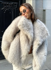 Julie  - Faux Fur Coat