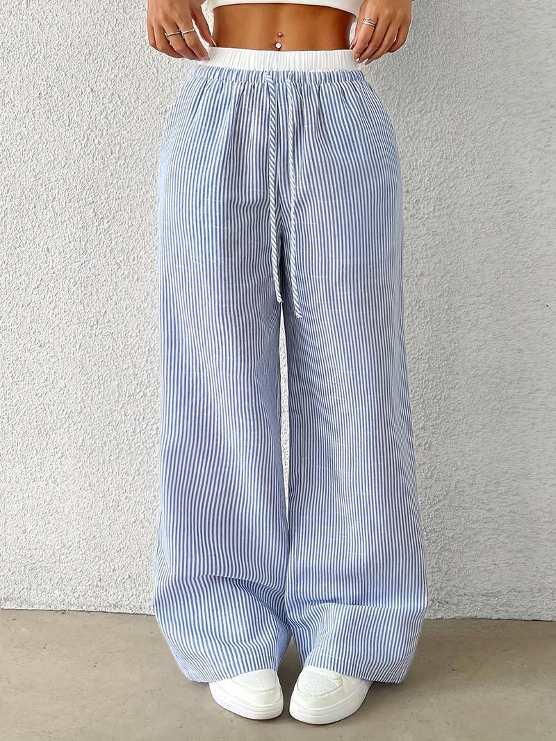 LOLA - COMFORT STRIPE PANTS