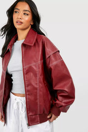 Joey- Leather Bomber