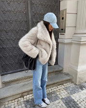 Julie  - Faux Fur Coat