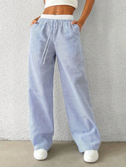 LOLA - COMFORT STRIPE PANTS