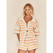 Mandy Striped Two-Piece Set